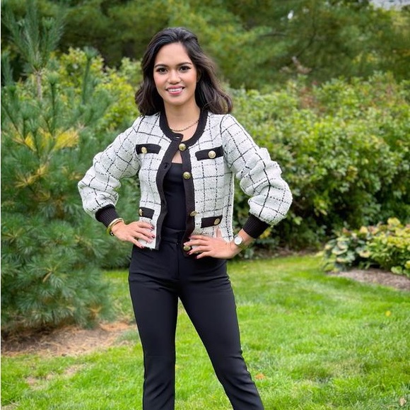 NEW Express Button Sweater Jacket XL - Picture 2 of 2